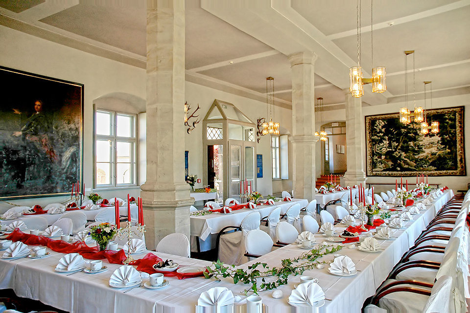 Celebrations in the Neuenburg Castle ballroom, Photo: Roy Tempel © Photo-Tempel, Naumburg (Saale)